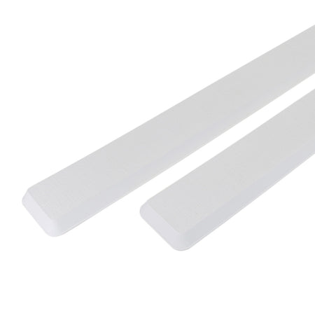 SeaDek Cockpit Coaming Bolster Set (2) - 4" x 39" & 20mm Thick - White w/Brushed Texture 53582-81235 — Quality Boat Parts