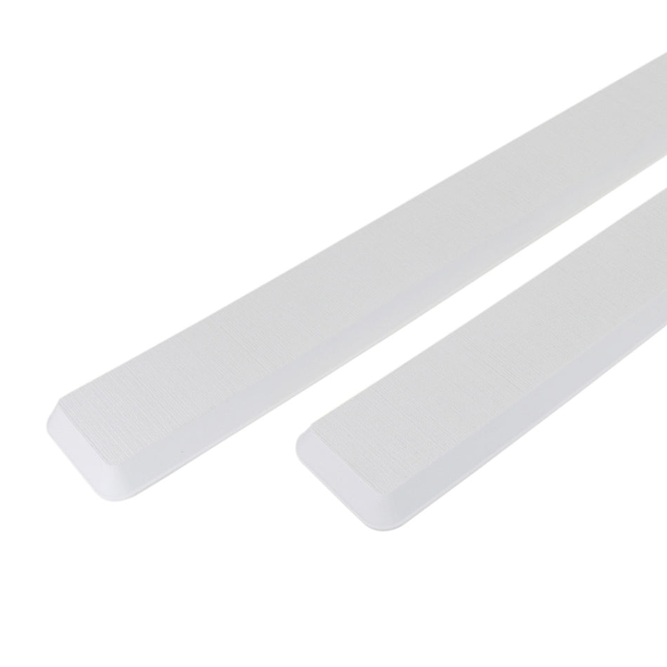 SeaDek Cockpit Coaming Bolster Set (2) - 4" x 39" & 20mm Thick - White w/Brushed Texture 53582-81235 — Quality Boat Parts