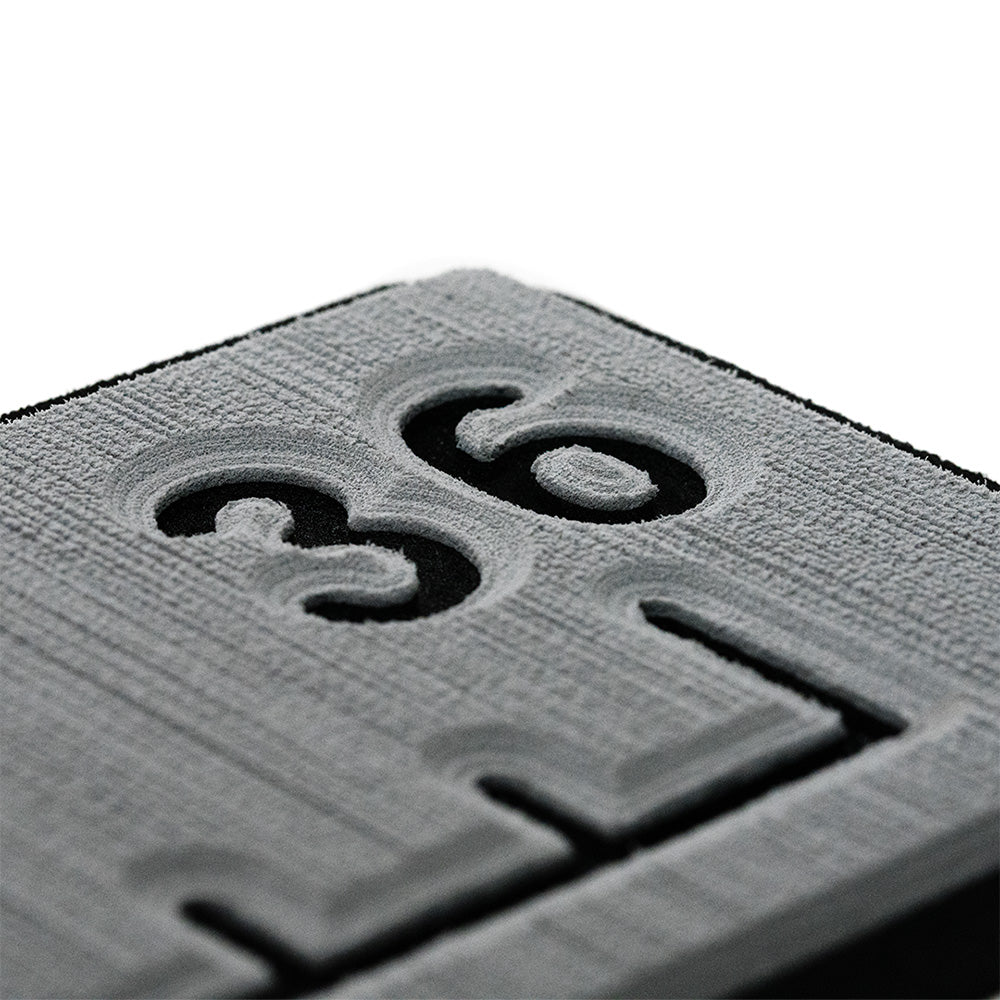 SeaDek 36" Routed Ruler - 6mm - Brushed Texture - Storm Grey/Black 53583-80066 — Quality Boat Parts
