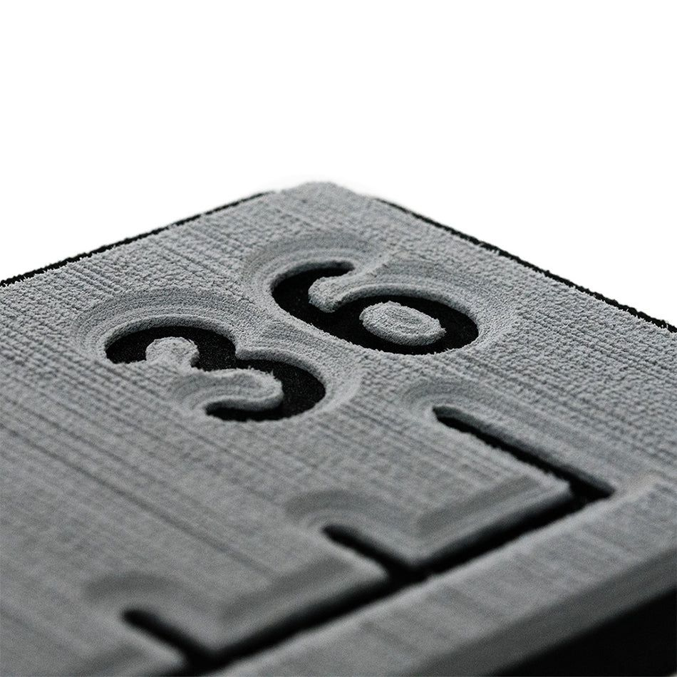 SeaDek 36" Routed Ruler - 6mm - Brushed Texture - Storm Grey/Black 53583-80066 — Quality Boat Parts