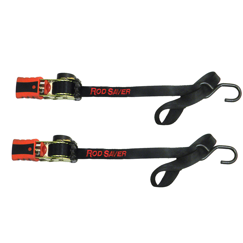 Rod Saver Mini Retractable Tie Down w/Soft Hook - 50" - Pair RT50SH — Quality Boat Parts