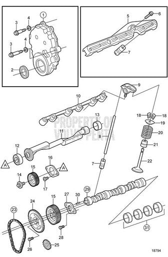 Volvo Penta Grommet - Volvo Penta (3855739) — Quality Boat Parts