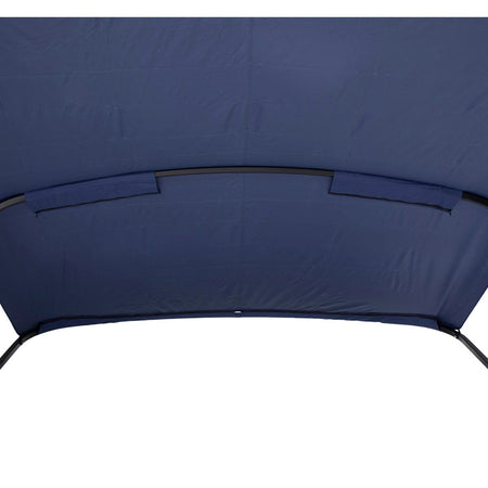 SureShade Power Bimini - Black Anodized Frame - Navy Fabric 2020000308 — Quality Boat Parts