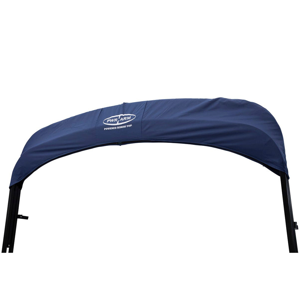 SureShade Power Bimini - Black Anodized Frame - Navy Fabric 2020000308 — Quality Boat Parts