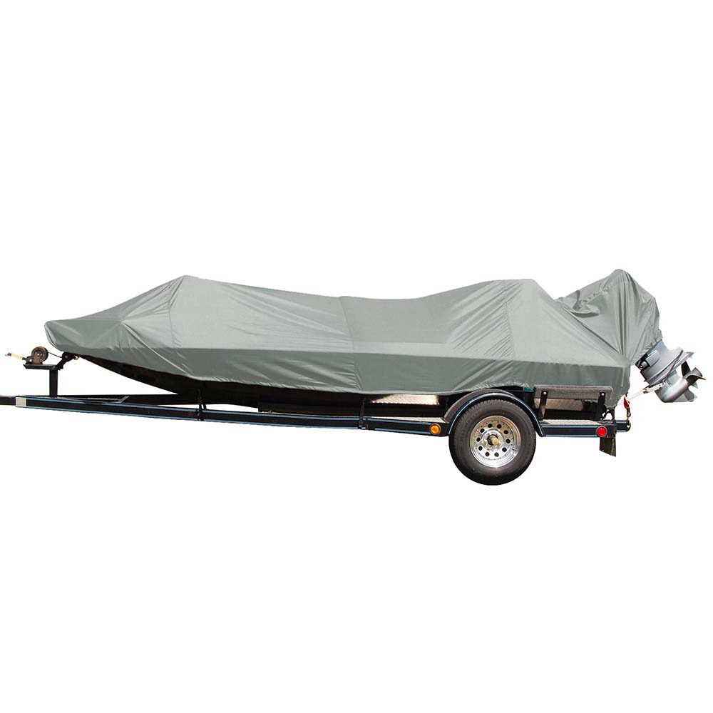 Carver Poly-Flex II Styled-to-Fit Boat Cover f/16.5' Jon Style Bass Boats - Grey 77816F-10 — Quality Boat Parts