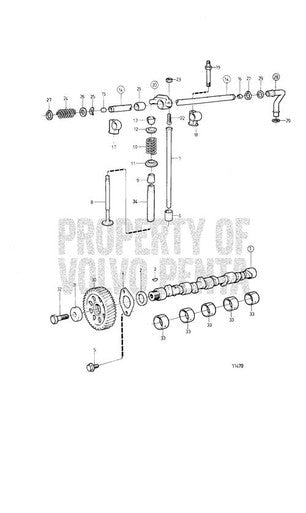Volvo Penta Valve Spring Washer (V2) - Volvo Penta (1332137) — Quality Boat Parts
