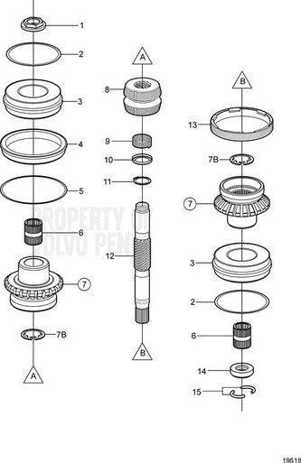Volvo Penta Shim Volvo Penta - Volvo Penta (3852370) — Quality Boat Parts