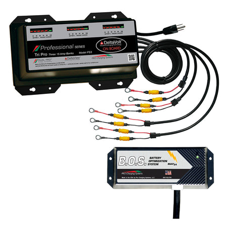 Dual Pro PS3 3 Bank Battery Charger w/3 Bank B.O.S. PS3/BOS12V3 — Quality Boat Parts