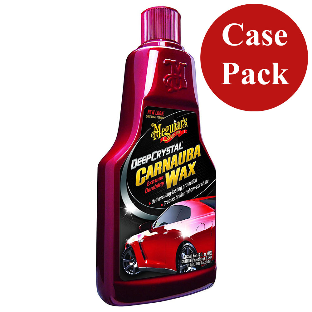 Meguiar's Deep Crystal® Carnauba Wax - 16oz *Case of 6* A2216CASE — Quality Boat Parts