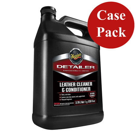 Meguiar's Detailer Leather Cleaner & Conditioner - 1-Gallon *Case of 4* D18001CASE — Quality Boat Parts