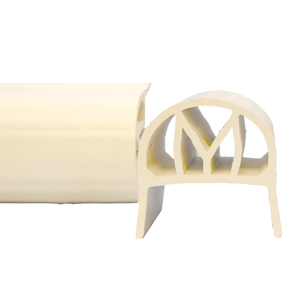 Monarch Nor'Easter M-Fender - 4' - White - 2 x 4 Mounting DFW4X-4 — Quality Boat Parts