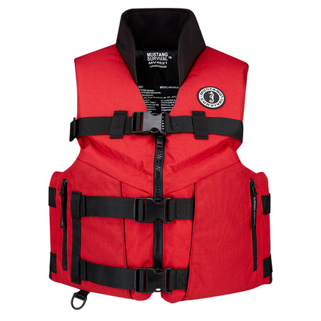Mustang Accel 100 Foam Fishing Vest - XXL - Red-Black MV462602-123-XXL-216 — Quality Boat Parts