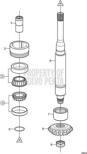 Volvo Penta Bearing Volvo Penta - Volvo Penta (3853934) — Quality Boat Parts