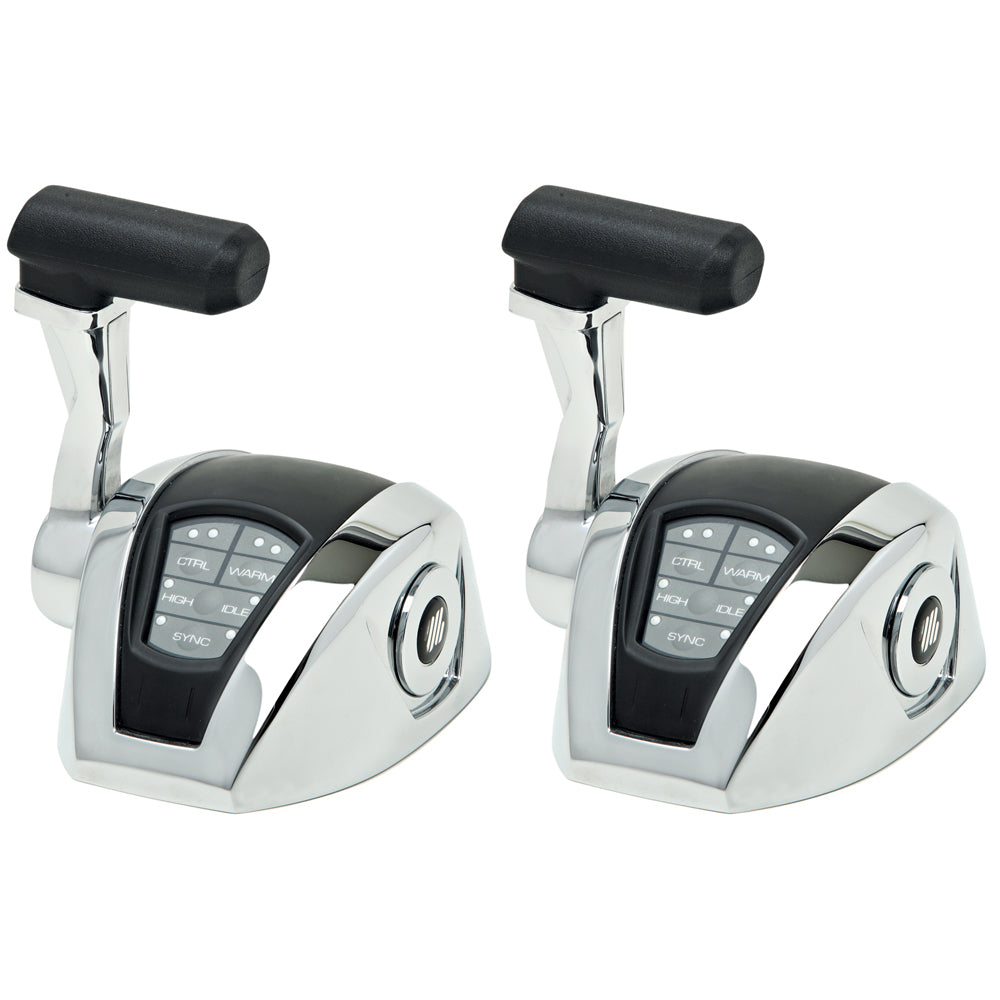UFlex Power A Electronic Control Package - Single Engine/Dual Station - Mechanical Throttle/Mechanical Shift MM12 — Quality Boat Parts