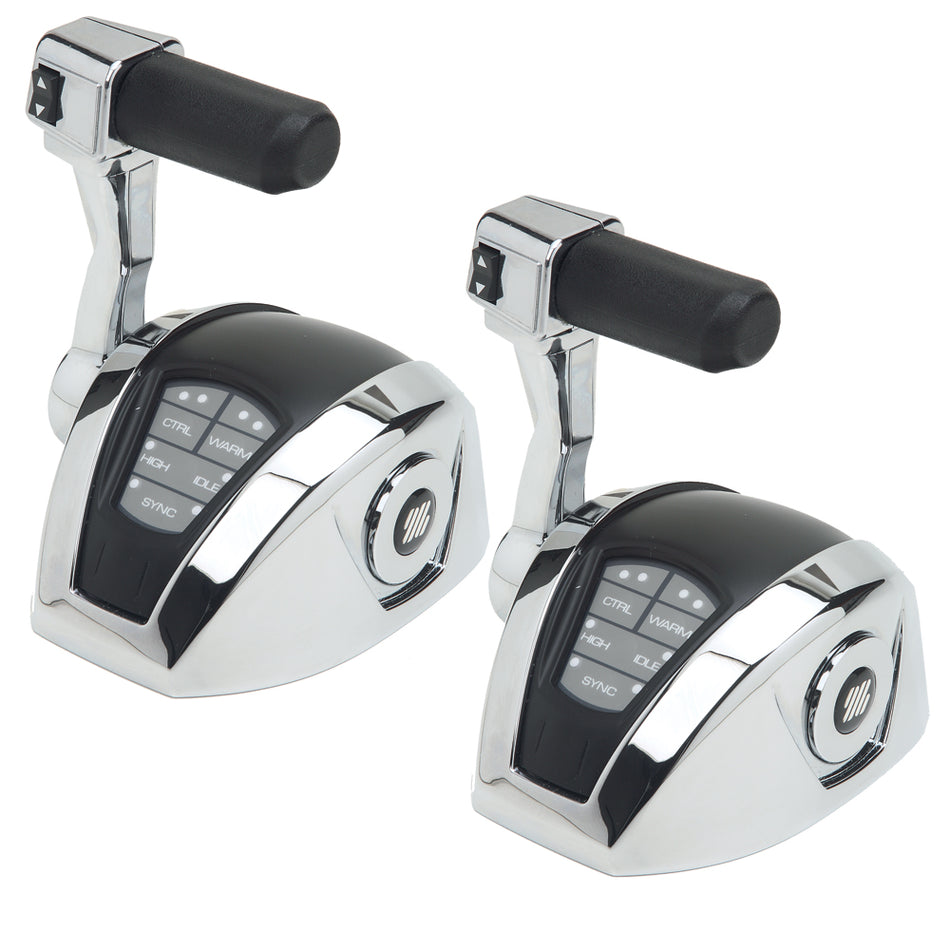 UFlex Power A Electronic Control Package w/ Trim - Single Engine/Dual Station - Mechanical Throttle/Mechanical S MM12T — Quality Boat Parts