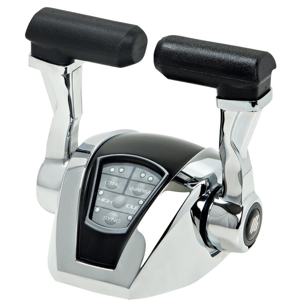 UFlex Power A Electronic Control Package - Dual Engine/ Single Station - Mechanical Throttle/Mechanical Shift MM21 — Quality Boat Parts