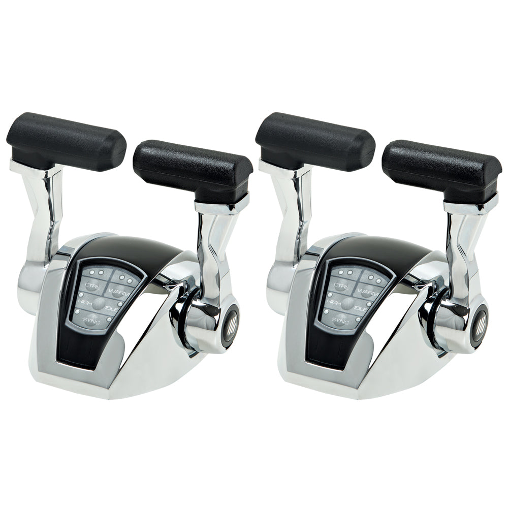 UFlex Power A Electronic Control Package - Dual Engine/Dual Station - Mechanical Throttle/Mechanical Shift MM22 — Quality Boat Parts