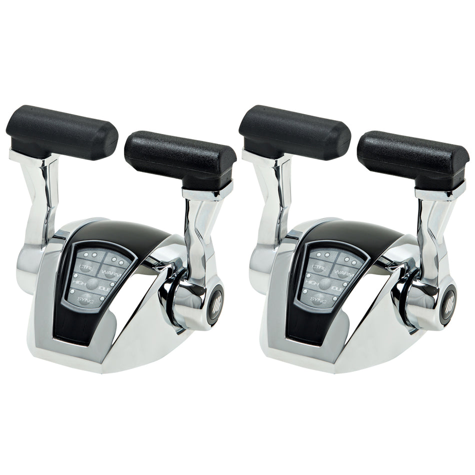 UFlex Power A Electronic Control Package - Dual Engine/Dual Station - Mechanical Throttle/Mechanical Shift MM22 — Quality Boat Parts
