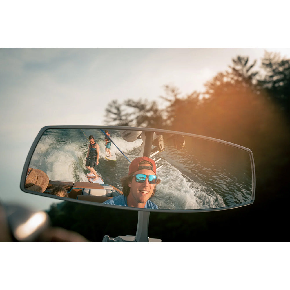 PTM Edge VR-140 Elite Mirror - 6" x 20" - 140 Degree View - Black P12848-100TEBBK — Quality Boat Parts