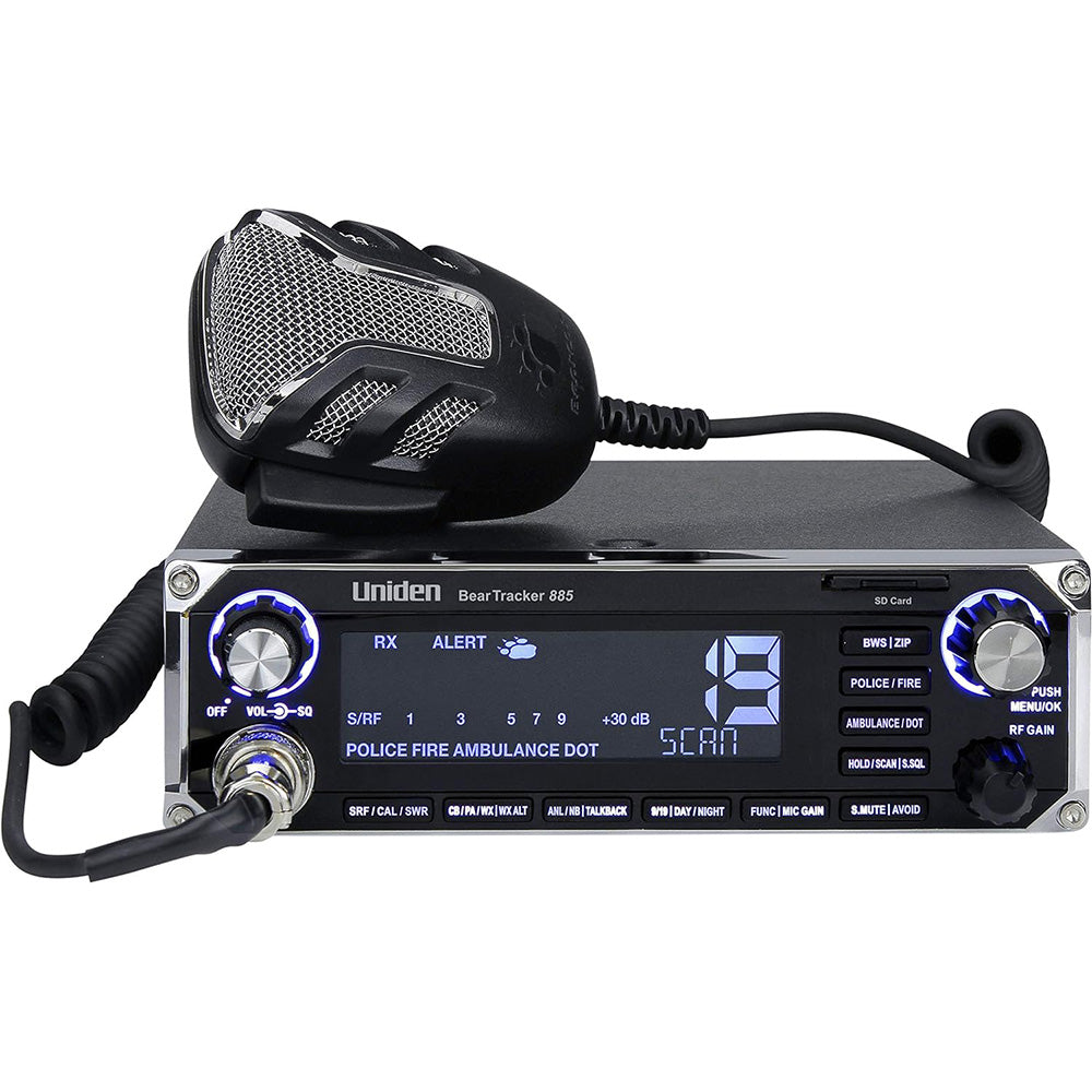Uniden BearTracker 885 Hybrid CB Radio BEARTRACKER 885 — Quality Boat Parts