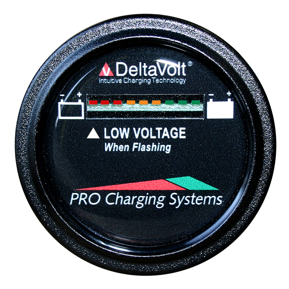 Dual Pro Battery Fuel Gauge - DeltaView® Link Compatible - 72V System (6-12V Batteries, 12-6V Batteries, 9-8V Batteries) BFGWOV72V — Quality Boat Parts