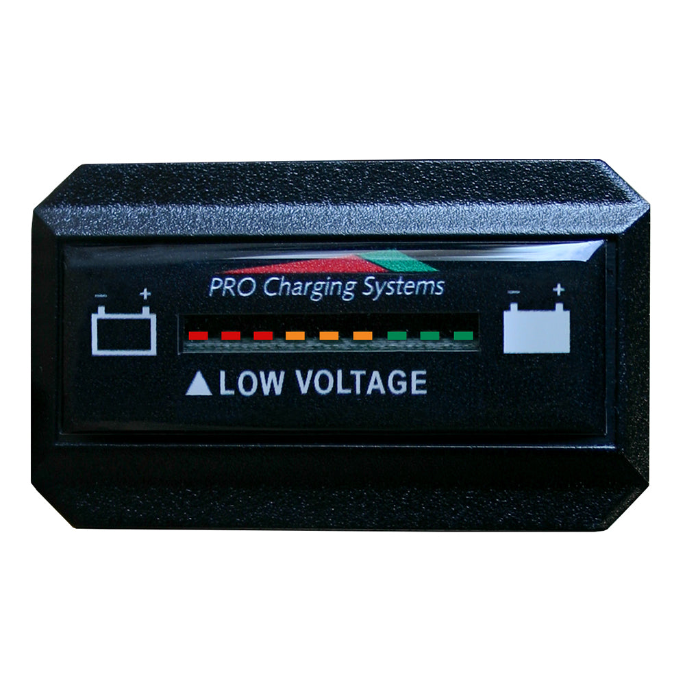 Dual Pro Battery Fuel Gauge - DeltaView® Link Compatible - Rectangle - 12V System (1-12V Battery, 2-6V Batteries) BFGWOVR12V — Quality Boat Parts