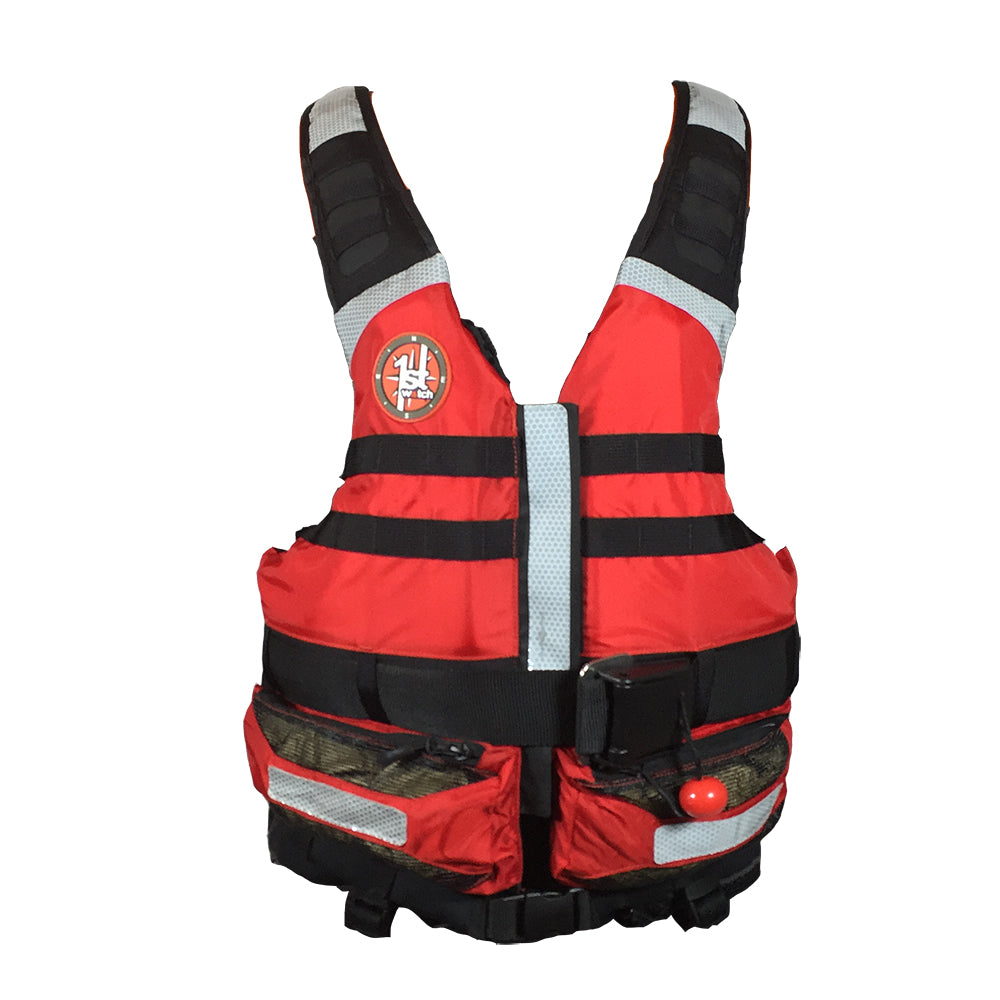 First Watch SWV-100 Rescue Swimmers' Vest - Red/Black SWV-100-RD-U — Quality Boat Parts
