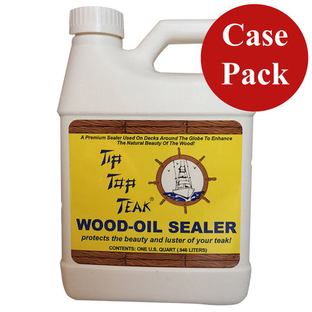 Tip Top Teak Tip Top Teak Wood Oil Sealer - Quart - *Case of 12* TS 1001CASE — Quality Boat Parts