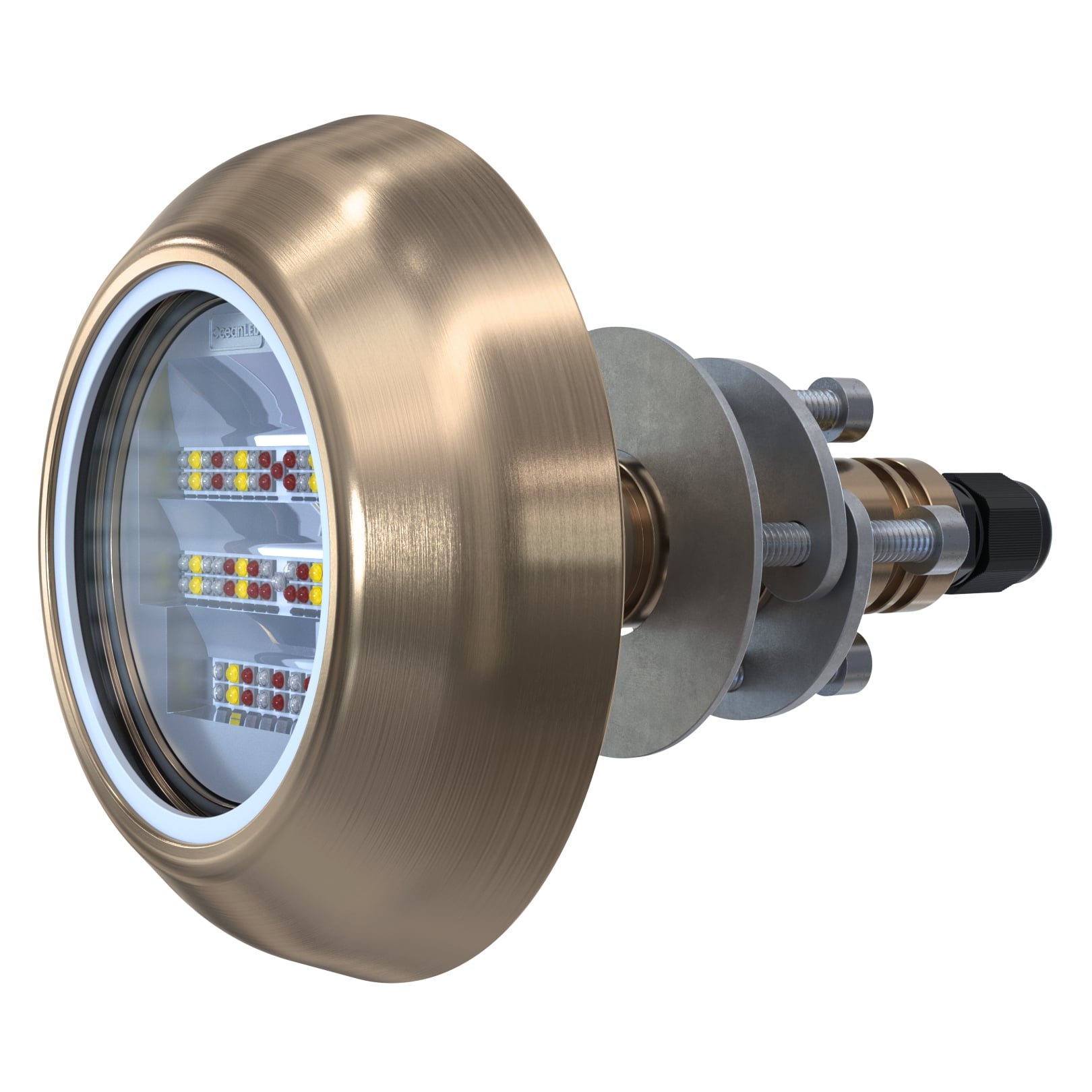Ocean LED - Explore E7 TH Underwater Light - Bronze Aluminium, IP69K — Quality Boat Parts