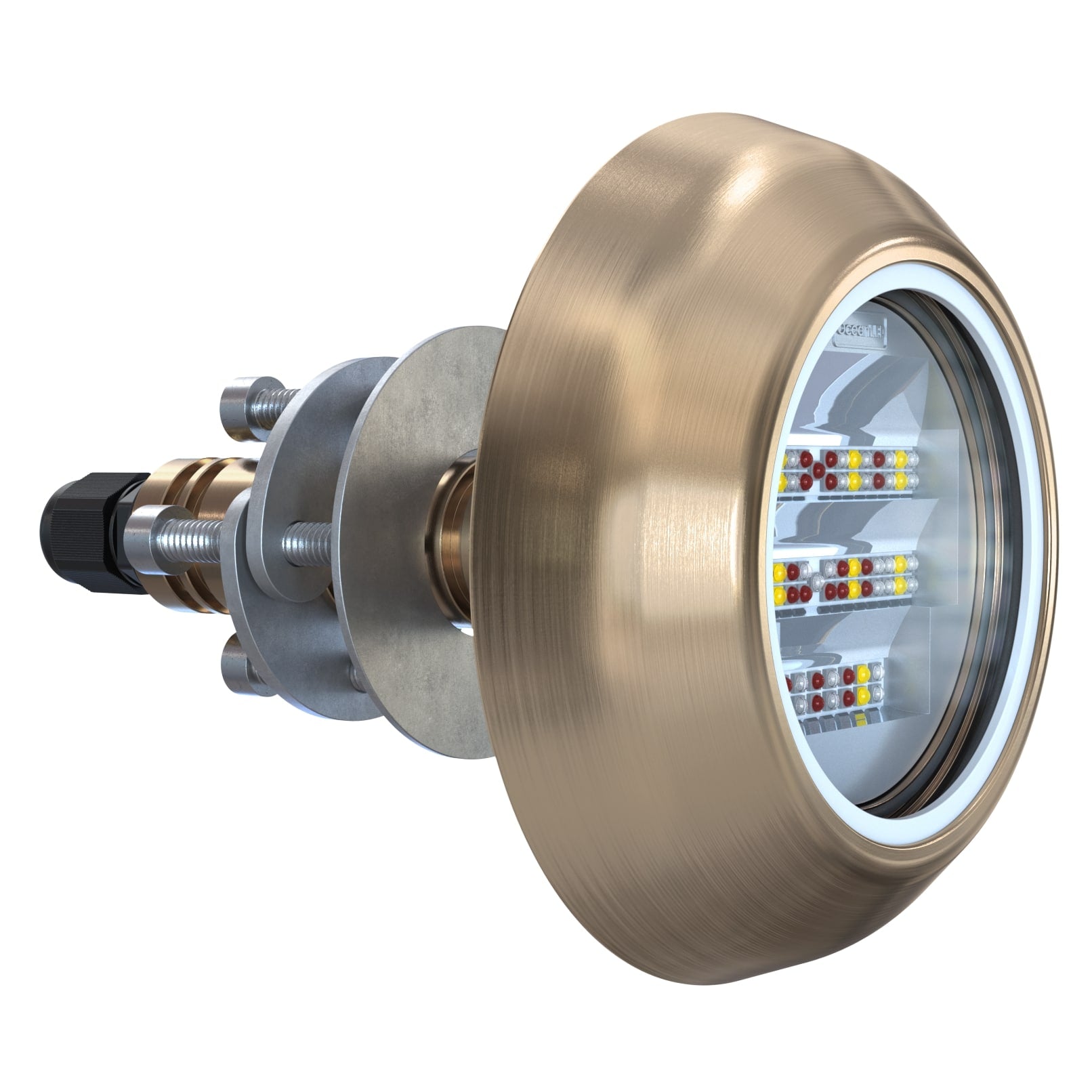 Ocean LED - Explore E7 TH Underwater Light - Bronze Aluminium, IP69K — Quality Boat Parts