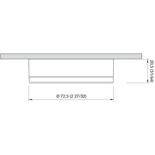 Quick Marine - BARBIE C Downlight - 2W, 10-30V, Stainless Steel, 0.08A — Quality Boat Parts