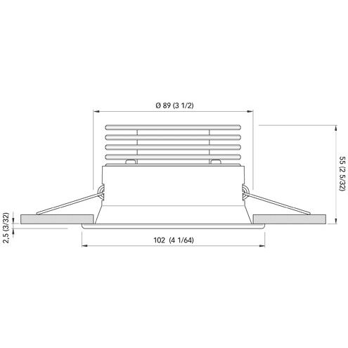Quick Marine - CRISTIAN Downlight - 85°, IP40, 7W, 0.3A, Stainless Steel — Quality Boat Parts