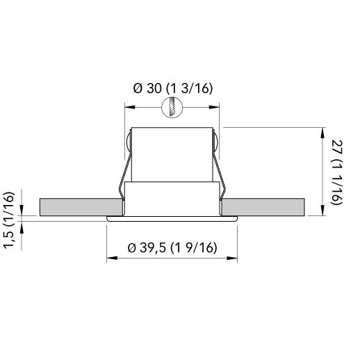 Quick Marine - DAISY 40 Downlight - IP65, 10-30V, Warm White, 0.06A — Quality Boat Parts