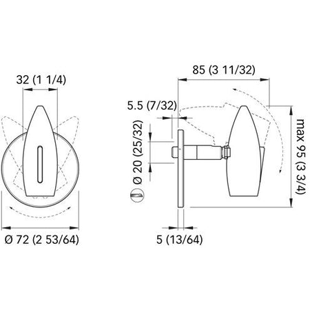 Quick Marine - NICOLE Reading Light - 10-30V, 1.5W, IP40, 0.25A — Quality Boat Parts