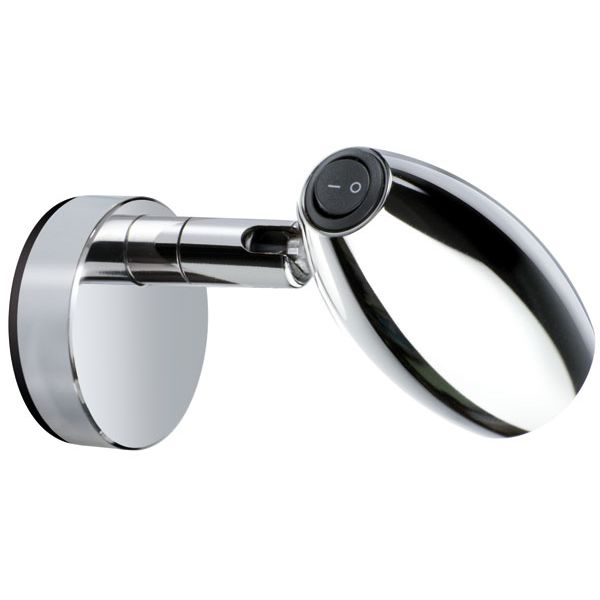 Quick Marine - OLIVIA Reading Light - 10-30V, 2.5W, 0.11A, IP40, Chrome Finish — Quality Boat Parts