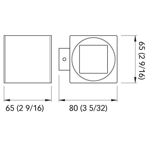 Quick Marine - QB FIXED Wall Light - 10-30V, 4W, 0.17A, IP40 — Quality Boat Parts