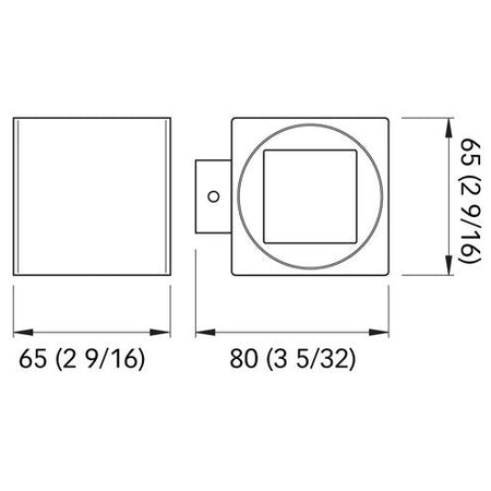 Quick Marine - QB FIXED Wall Light - 10-30V, 4W, 0.17A, IP40 — Quality Boat Parts