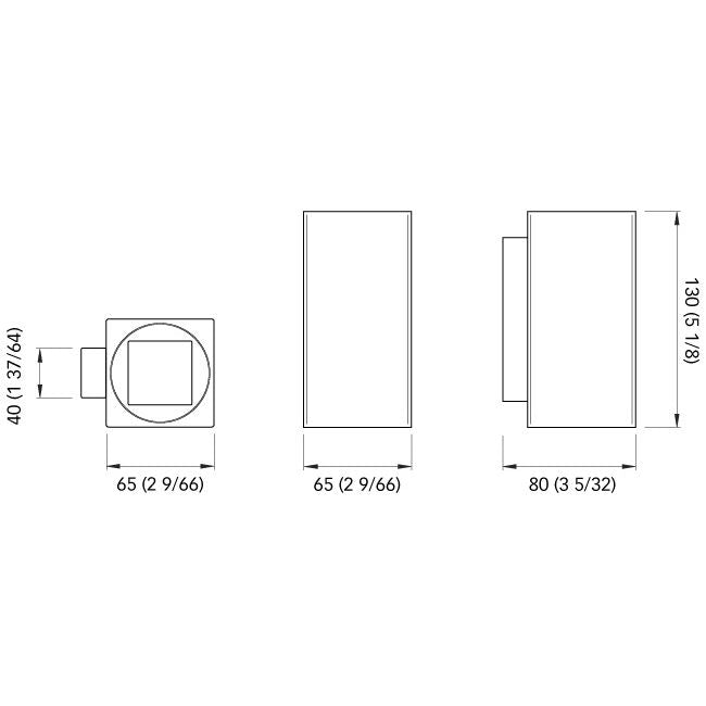 Quick Marine - QB TOWER Wall Light - 10-30V, 0.33A, IP40, 670lm — Quality Boat Parts