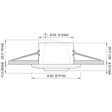 Quick Marine - LUCILLE LED Downlight - 10-30V, 1.5W, 40°, IP40, 0.06A — Quality Boat Parts
