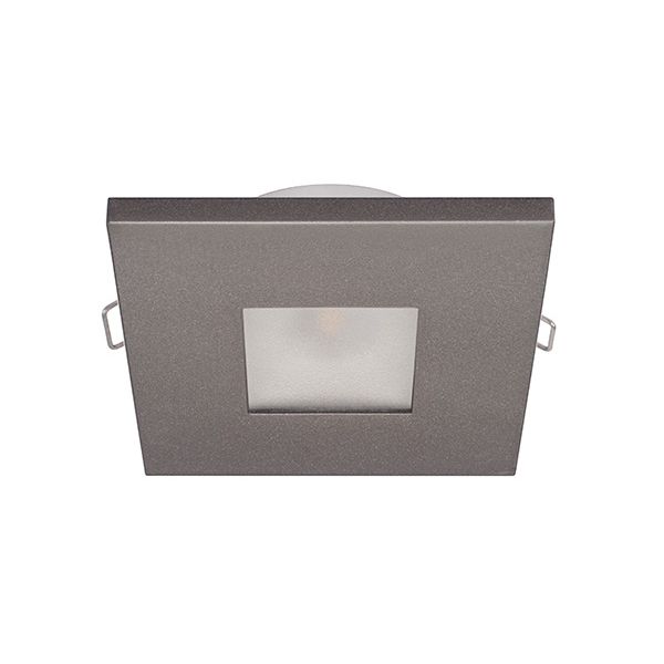 Quick Marine - EDWIN N DUAL LED Downlight - 10-30V, Titanium Finish, 2+2W, 90° — Quality Boat Parts