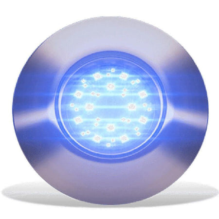 Lumishore SUPRA THX404 Thru-Hull Underwater LED Light, Dual-Color Blue/White, 8150 lm, 10.5-31V, IP68, External Driver — Quality Boat Parts