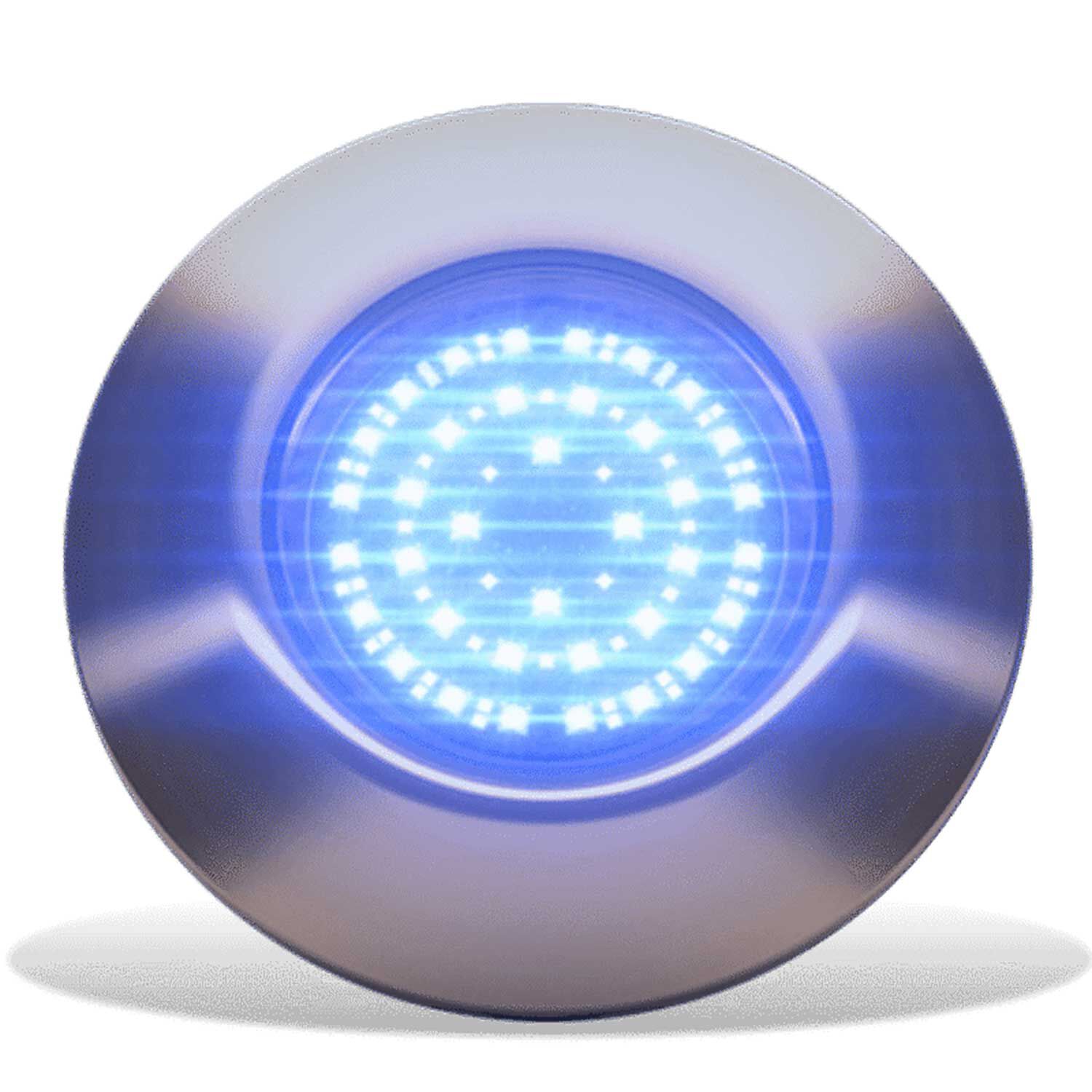 Lumishore SUPRA THX804 Thru-Hull Underwater LED Light, Dual Color Blue/White Light, 10.5-31V, IP68, 13,500 Fixture Lumens, 110° Beam, External Driver — Quality Boat Parts