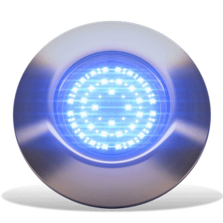 Lumishore SUPRA THX804 Thru-Hull Underwater LED Light, Dual Color Blue/White Light, 10.5-31V, IP68, 13,500 Fixture Lumens, 110° Beam, External Driver — Quality Boat Parts