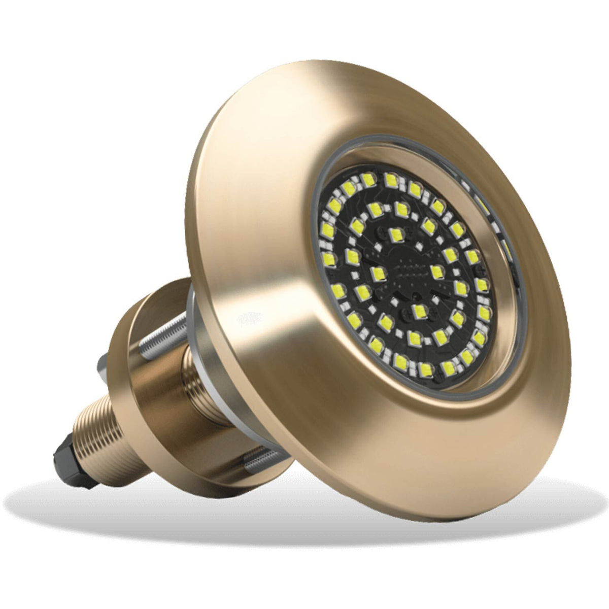 Lumishore SUPRA THX804 Thru-Hull Underwater LED Light, Dual Color Blue/White Light, 10.5-31V, IP68, 13,500 Fixture Lumens, 110° Beam, External Driver — Quality Boat Parts