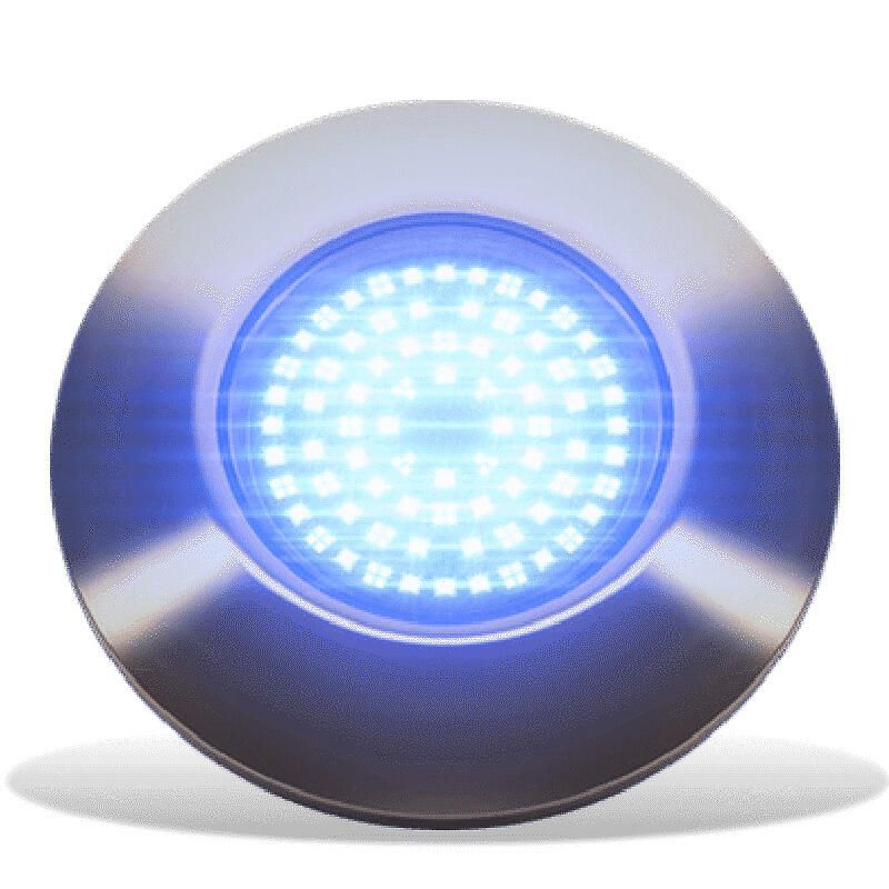 Lumishore SUPRA THX1604 Thru-Hull Underwater LED Light, 20-31V, Dual Color Blue/White Light, 20,000 Fixture Lumens, IP68, Marine Bronze Body — Quality Boat Parts