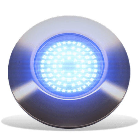 Lumishore SUPRA THX1604 Thru-Hull Underwater LED Light, 20-31V, Dual Color Blue/White Light, 20,000 Fixture Lumens, IP68, Marine Bronze Body — Quality Boat Parts