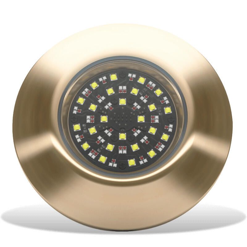 Lumishore EOS THX804 Thru-Hull Underwater LED Light with Driver, RGBW, 10.5-31V, 12,000 Fixture Lumens, 110 Degree Beam — Quality Boat Parts
