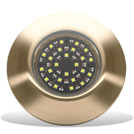Lumishore EOS THX804 Thru-Hull Underwater LED Light with Driver, RGBW, 10.5-31V, 12,000 Fixture Lumens, 110 Degree Beam — Quality Boat Parts