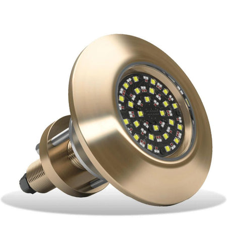 Lumishore EOS THX804 Thru-Hull Underwater LED Light with Driver, RGBW, 10.5-31V, 12,000 Fixture Lumens, 110 Degree Beam — Quality Boat Parts