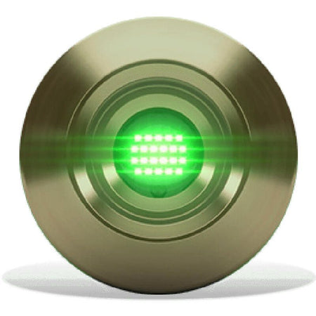Lumishore ORA TIX204 Interchangeable Thru-Hull Underwater LED Light, Green Light, 12/24V DC, 60 Deg Beam, Marine-Grade Aluminum Bronze Housing, Built-In Driver — Quality Boat Parts
